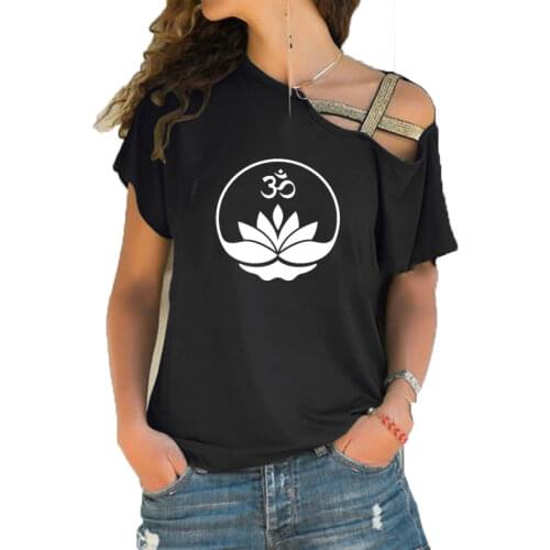 Buddha Buddhism Om Zen Meditation print T Shirt Women Short Sleeve 2021 Funny summer Tshirt Streetwear Women Casual Clothes