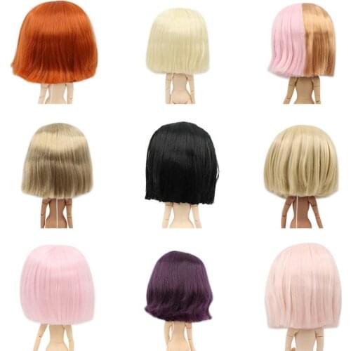 DBS factory RBL Blyth Doll icy Wig dome and scalp for DIY custom doll short straight hair with bangs