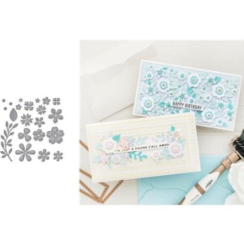 ZY 2021 New Arrival Presell flower Metal Cutting Dies for DIY Scrapbooking/photo album Decorative Embossing DIY Paper Cards