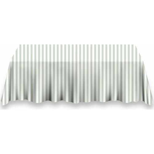 Party Backdrop & Table Cover Cloth Green Honeydew Striped Pattern Photography Background Studio Baby Shower Event Supplies