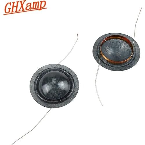 GHXAMP 28mm Tweeter Speaker Voice Coil Treble Sound Diaphragm Coil 4OHM Carbiton Skeleton Translucence Repair Audio Parts Diy