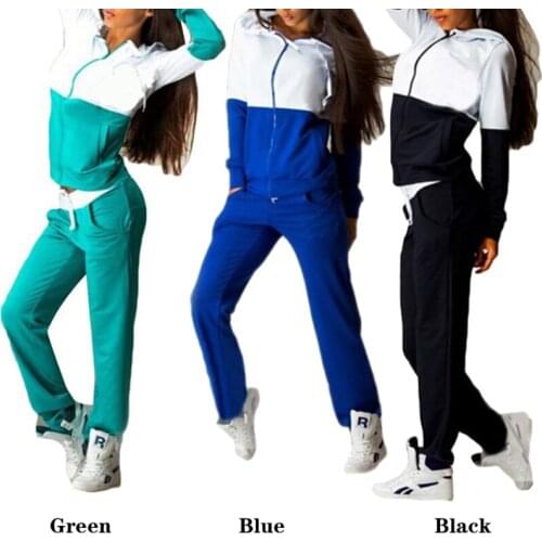 2 Piece Set Women Hoodies Tracksuit 2020 Autumn Sport Suit Fashion Gym Outfits Sportswear Jogging Top Pants Ladies Suit Femme