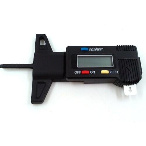 10PCS Precise LCD Digital Display Tread Depth Gauge Caliper Micrometer 0-25.4mm