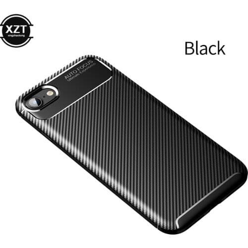 New Phone Case For iPhone SE 2020 Case Soft Carbon Fiber Shockproof Back Cover For iPhone SE2 SE 2 Case Full Protective Bumper