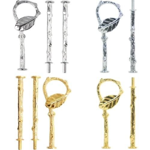 Cupcake Stand Handle,Vintage Cake Serving Tray Stand Handle Plate Hardware Fitting Holder for Party