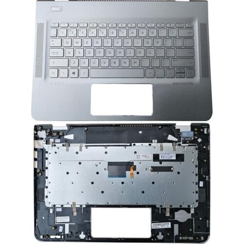For HP Envy 13-AB 13-AB023TU AB024TU AB026TU AB027TU 909620-001 Laptop Palmrest Upper Case US Backlight Keyboard