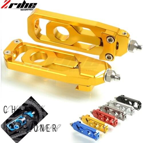 Motorcycle Chain Adjusters Tensioners Catena rear axle spindle chain adjuster For YAMAHA MT-09 MT09 TRACER FZ-09 FJ-09 FZ MT 09