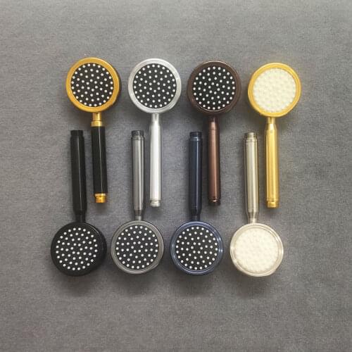 Toilet Booster Shower Nozzle Stainless Steel Drop-proof Water-saving Black Shower Nozzle Detachable Universal Interface H8124