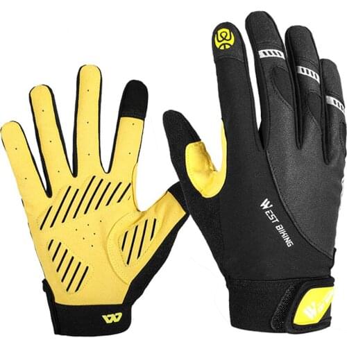 Bicycle Gloves Mountain Riding Anti-slip Motorcycle Long Finger Touch Screen Fishing Camping Gloves