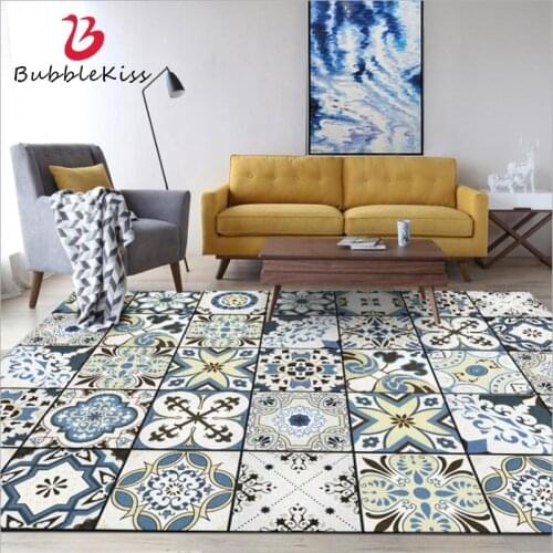 Bubble Kiss European Style Colorful Pattern Carpets For Living Room Home Bedroom Decor Customized Area Rugs Floor Mats Hot Sale