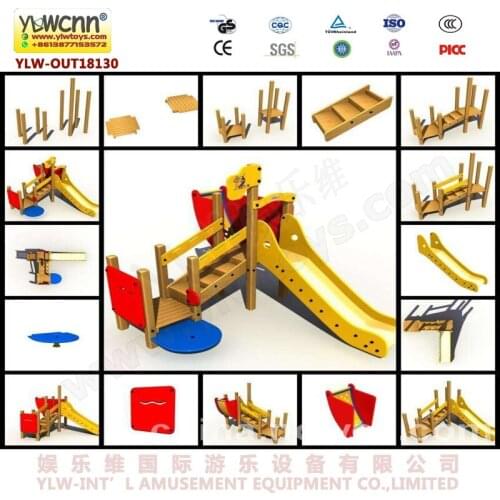 YLW Restaurant PE Plate playground KIDS amusement outdoor/indoor play structure for city fun YLW-OUT18130