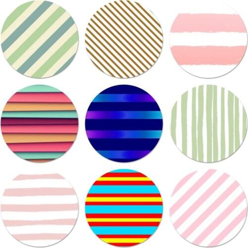 STRIPE Icons Pins Badge Decoration Brooches Metal Badges For Clothes Backpack Decoration