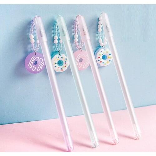 1piece Cute Cartoon Stationary, Cute Design Gel Pen For School Writing Girl Gifts Kawaii Neutral Pens School Supplies Stationery