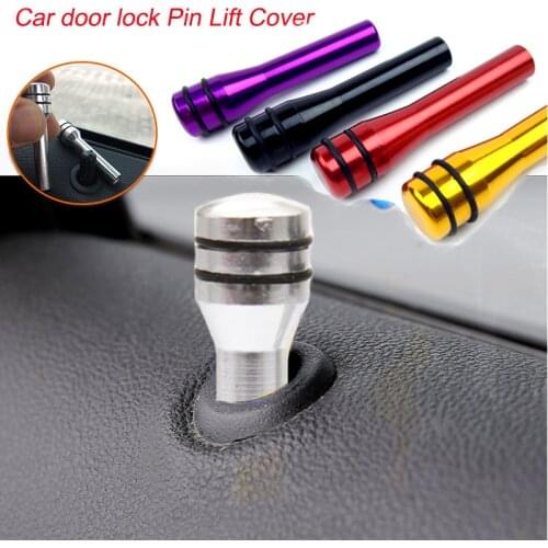 2pcs Aluminum Car Door Lock Knob Pull Pins Lift For BMW E46 E39 E90 E60 E36 F30 F10 E34 X5 E53 E30 F20 E92 E87 M3 M4 M5 X3 X6