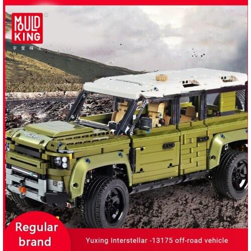 MOULD KING MOC13175 Technology Series Four-door Off-road Vehicle Model Boys Puzzle Assembly Building Block Toys Birthday Gift