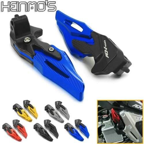 For Honda ADV150 ADV 150 2019 2020 Motorcycle CNC Accessories Rear Passenger Foot Pegs Rests Footrests Footpegs Motor Blue Black