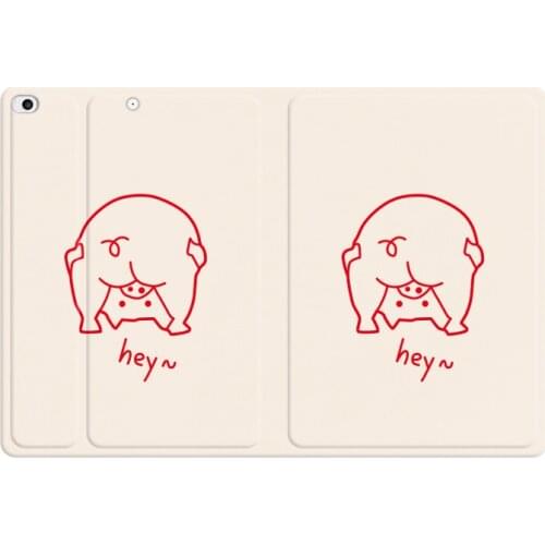 For Ipad Air 3 Mini 4 5 Pro 11 Case Drop-proof and Dust-proof All-inclusive Cute Pig Soft Shell