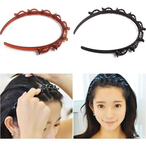 Double Bangs Hairstyle Hairpin Hair Accessories Double Layer Bangs Clip Headband Hairbands 2020 NEW Hot Sale Hair Accessories