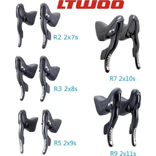 LTWOO R2/R3/R5/R7/R9 2x7/2x8/2x9/2x10/2x11 speed Road Bike Shifters Lever Brake Road Bicycle Compatible for shimano Derailleur