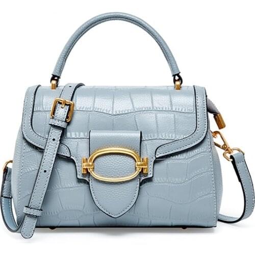 2021 New Head Leather Elegant Womens Single Shoulder Bag Fashion Versatile Temperament Handbag Styling Bag Tote Sac A Main