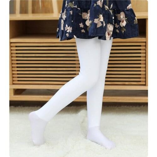 Thicken Velvet Render Pants for Girls Dance Perform Stockings Winter Warm Solid Color Kids Tights Girls Pantyhose S M L XL