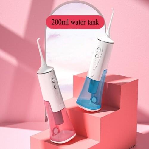 Portable Oral Irrigator USB Tooth Cleaner Shower Waterproof IPX7 Dental Cleaning Device New Mouth Washing Machine Water Flosser