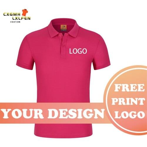 POLO shirt high-end custom class uniform overalls advertising cultural shirt printing logo printing DIY brand text
