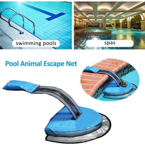 Animal Escape Net For Swimming Pool Frog Bird Rescuing Channel Pool Accessories