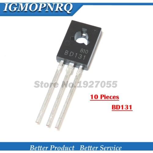 10PCS BD131 BD132 TO-126 BD135 BD136 TO126 BD137 BD138 BD139 BD140 TO-126 NPN Triode Transistor NEW