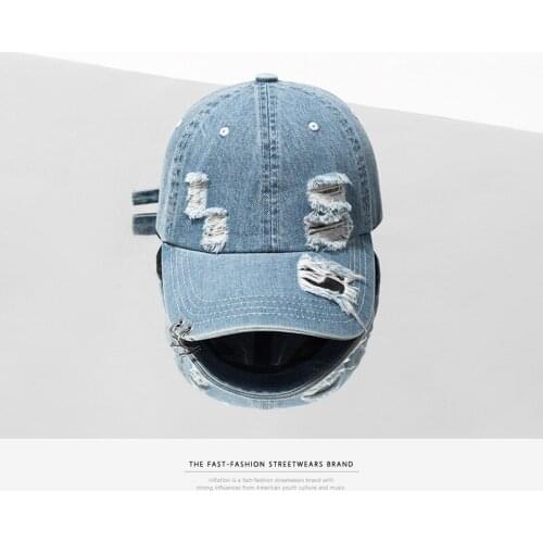 Unisex Cowboy Baseball Cap Fall Casual Sanpback Hats For Men And Women Outdoor Sport Denim Jeans Hip Hop Wholesale