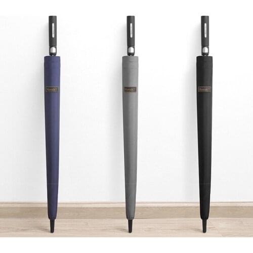 2021 New Windproof Parasols 8K Men Long Umbrella Women Rain Big Umbrellas Large Size 115cm Diameter Quality Paraguas