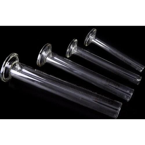 Hot 1PC Cylinder Chemistry Laboratory Measure 25ml Graduated Glass Measuring Drop Shipping