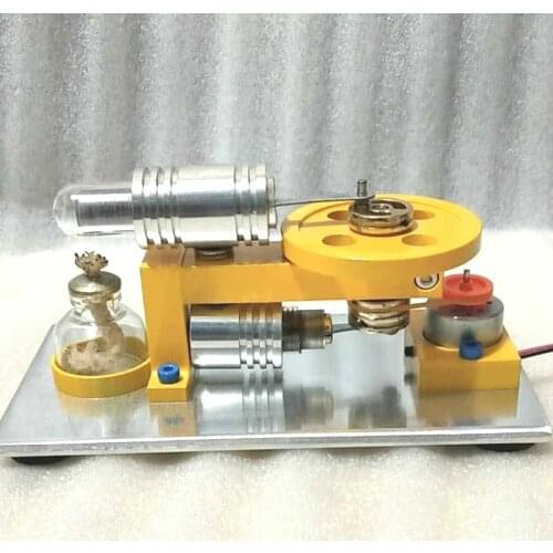 2020 New Stirling Engine Model Small Production Generator Physics Teaching Model Science Experiment Toy