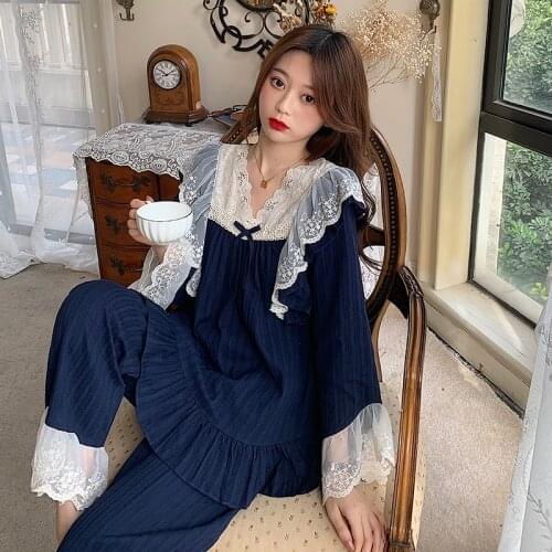 2021 spring summer autumn new women fashion casual pajamas woman female OL women pajamas set AA