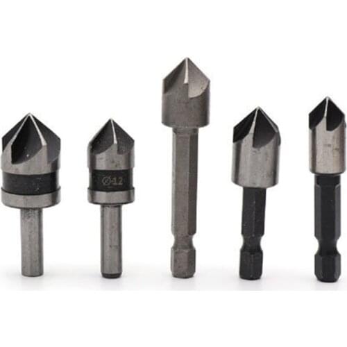 517A 82 Degree Round Shank/ Hex Shank 5 Pieces Iron 82 Degree Round Shank