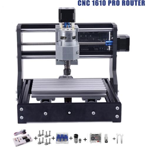 CNC 1610 PRO GRBL 1.1 Mini CNC Machine with Offline Control Board,3 Axis Pcb Milling Machine ,Wood Router Working Area 16*10cm