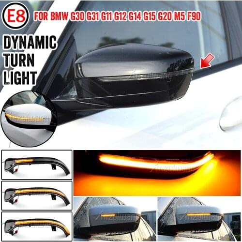 For BMW New 5 6 7 8 Series G38 G12 G20 G30 G31 G32 G14 G15 G16 G11 G12 M5 F90 Dynamic Rearview Mirror Blinker Turn Signal Light