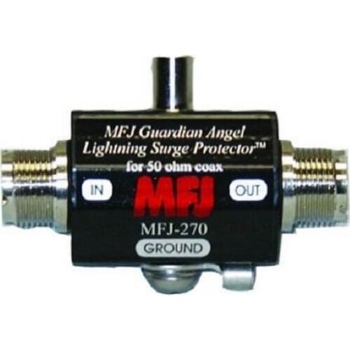 MFJ-270 Lightning Surge Protector Antenna Lightning Arrester Applicable to Car Platform, Base Station