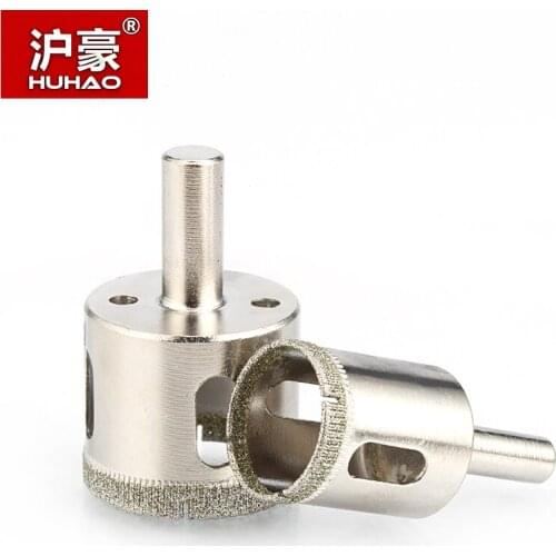 HUHAO 1pc Glass Hole Maker Thick Diamond Powder Coating Drill Bits Jade Prayer Beads Rounding Tool Multi-function Sharp Drilling