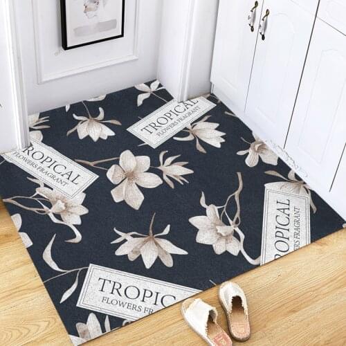 Bedroom Door Mat Entrance Carpet Kitchen And Living Room Entrance Floor Mats Are Waterproof, Non-slip And Can Be Scrubbed