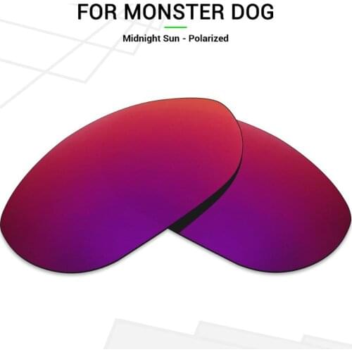 Mryok POLARIZED Replacement Lenses for Oakley Monster Dog Sunglasses Midnight Sun