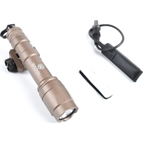 2021 NEW Bright LED Airsoft Surefir Dual Fuel 1300 lumes Super Bright Scout Light Tactical Hunting Weapon Flashlight Fit