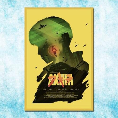 Japanese Anime Movie Akira Poster Art Silk Canvas Retro Print For Home Room Decor-051