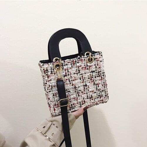 Weaving of womens shoulder bag fashion new female Messenger bag ladies handbag high quality party bagsfor women 2019 girl bag