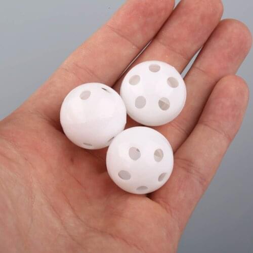 50pcs White 28mm Dia Toy Rattle Ball Noise Maker Insert Pet Baby Toy Squeaker