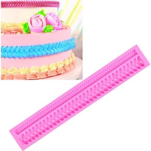 Article Leaves Silicone Mold Leaves Cupcake Topper Fondant Molds DIY Cake Decorating Tools Candy Clay Chocolate Gumpaste Mould