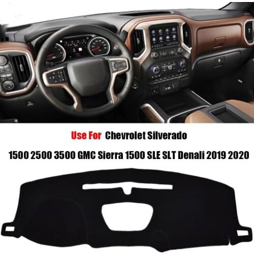 TAIJS Factory Polyester Fibre Car Dashboard Cover For Chevrolet Silverado1500 2500 3500GMC Slerra1500 Denali19 20Left hand drive