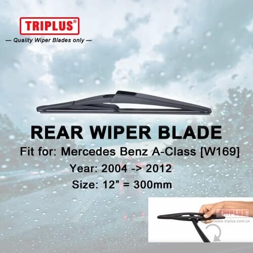 Rear Wiper Blade for Mercedes Benz A Class W169 (2004-2012) 1pc 12" 300mm,Car Rear Windscreen Wipers Back Windshield Blades