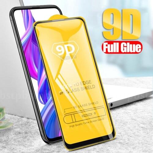 Full glue tempered Glass on honor 9x 9D Glass For huawei honor 9x pro screen protector honor9x honer 9 x safety protective Film