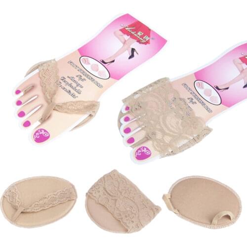 1 Pair Forefoot Insert Pad For Women High heels Toe Plug Half Sponge Shoes Cushion Feet Filler Insoles Anti-Pain Pads Wholesale